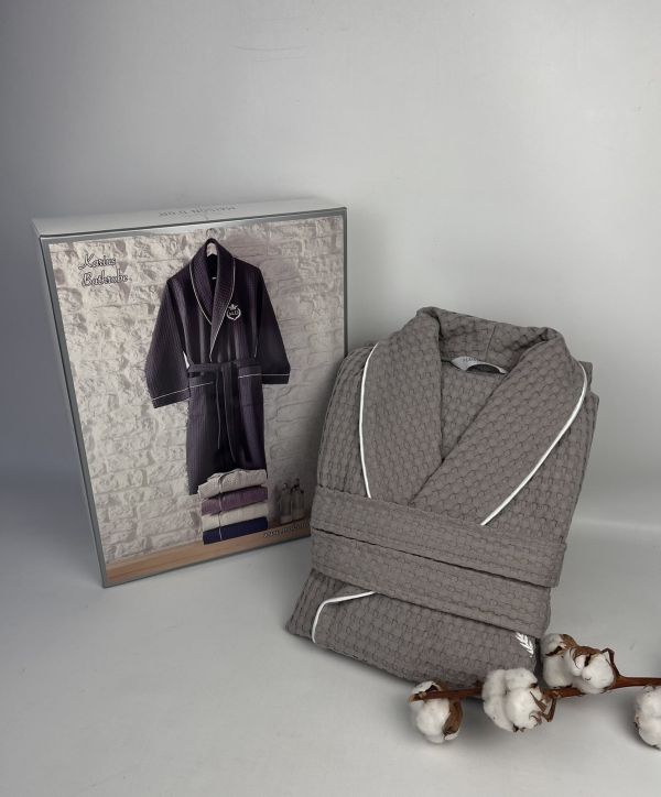 Халат чоловічий Maison D'or Karius Grey S