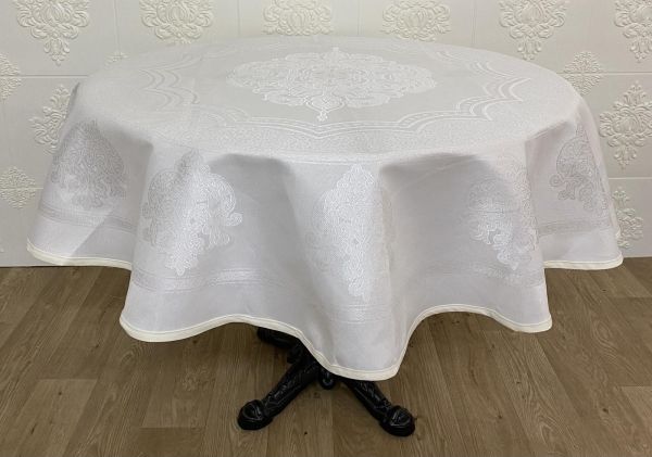Скатертина Masali тефлон Q160 Model 519 Cream