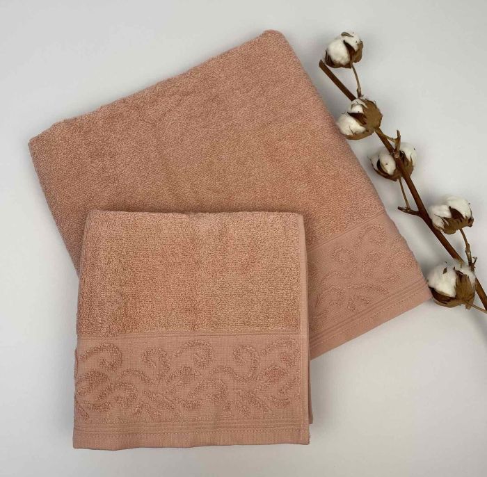 Набір рушників 2 шт Sila Dirty- Pink