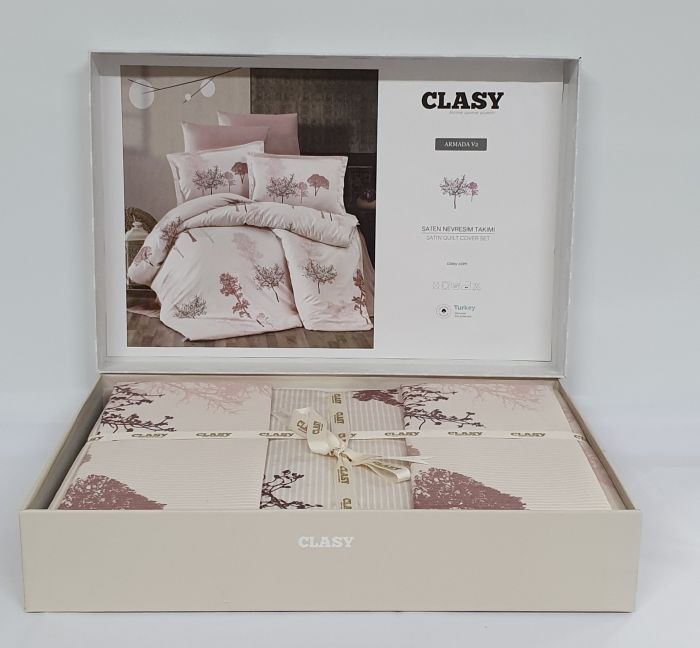 Постільна білизна CLASY сатин 200x220 см Armada v2