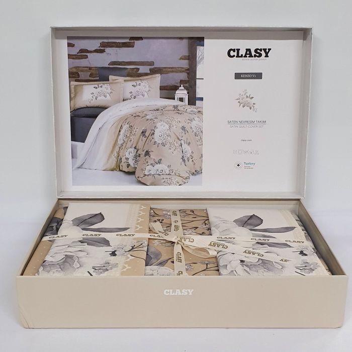 Постільна білизна CLASY сатин 200x220 см Kenzo v1
