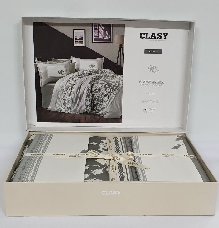 Постільна білизна CLASY сатин 200x220 см Alura v2