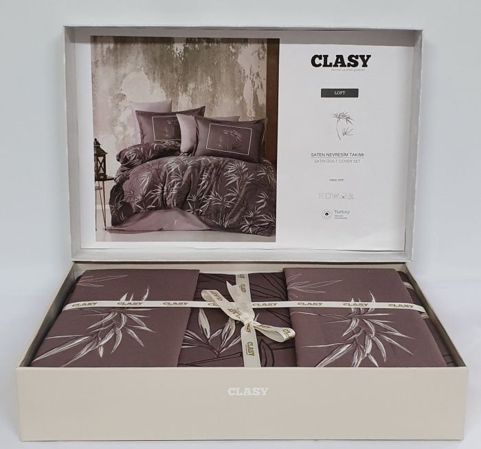 Постільна білизна CLASY сатин 200x220 см Loft