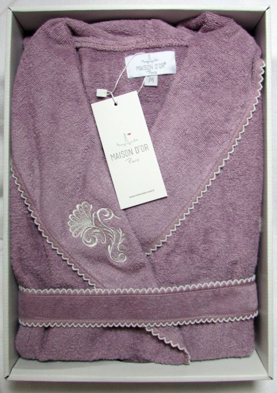 Халат жіночий Maison D'or Gloria Dark Lilac L