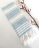 Рушник Maison D'or Primavera 40x70 Turquoise-White