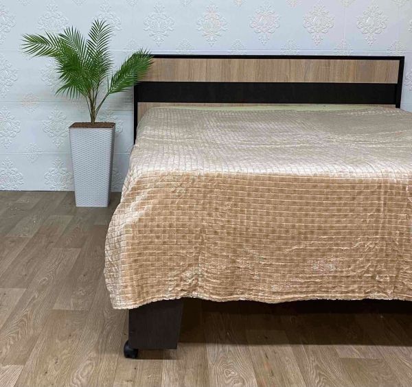 Покривало велюр євро (1214) 150х200 Cappuccino