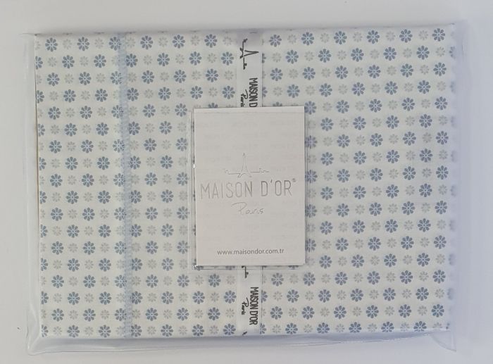 Наволочки 50х70 ранфорс Deluxe Maison D'or Daisi Blue
