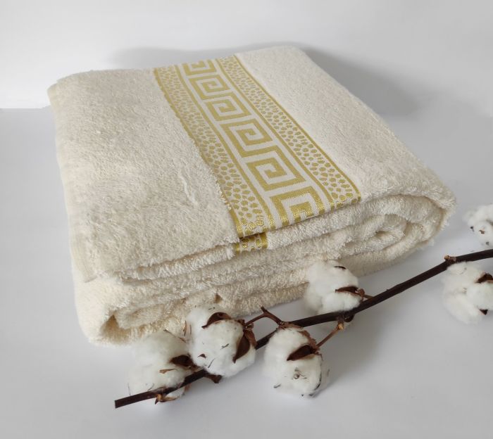 Простирадло махрове 200х220 Greek Cream