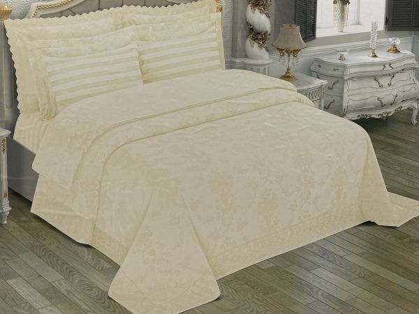 Набір Покривало + постіль Maison D'or Bernelle 260x260 Krem