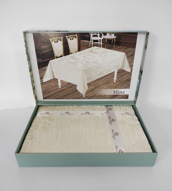Скатертина Велюр Maison Royale 140x180 Mina Cream