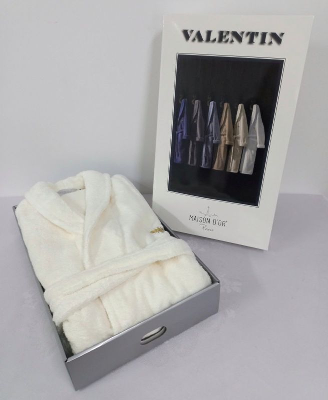 Халат чоловічий Maison D'or Valentin Cream S