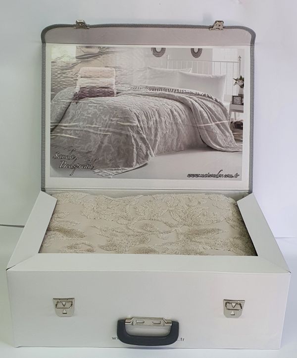 Покривало Maison D'or махрове Sanda 220*240 Beige