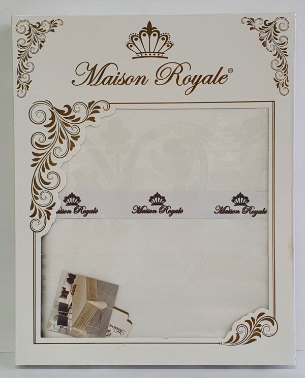 Скатертина тефлон Maison Royale 160*220 Sude White