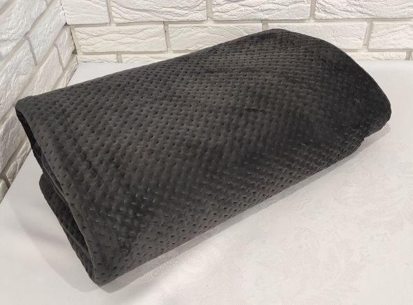 Покривало велюрове Model-7 220x240 Anthracite