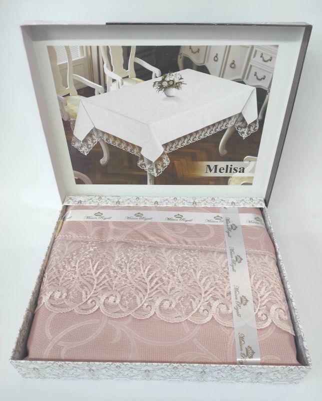 Скатертина Maison Royale 140x180 Melisa Pudra