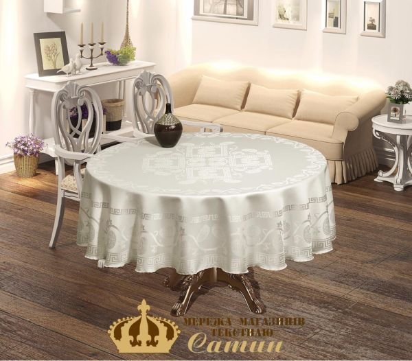 Скатертина тефлон PVS Maison Royale 160Q Buta White