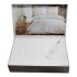 Постільна білизна Maison D'or сатин жаккард з мереживом 200x220 Mirabella Dantela White