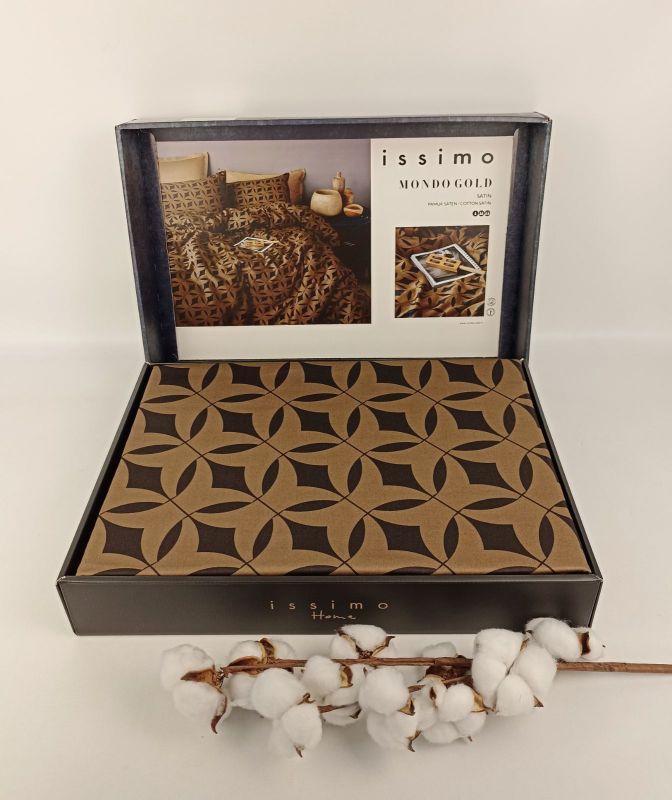 Постільна білизна Issimo Home сатин 200х220 MONDO GOLD
