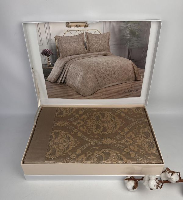 Покривало Maison D'or Pauline 240x260 Beige-Brown
