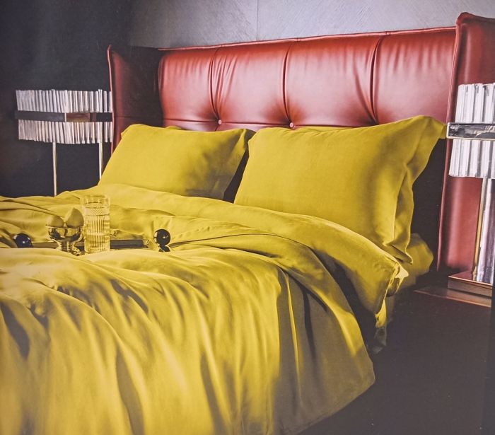 Постільна білизна Issimo Home vegan silk 200х220 Jade Sun