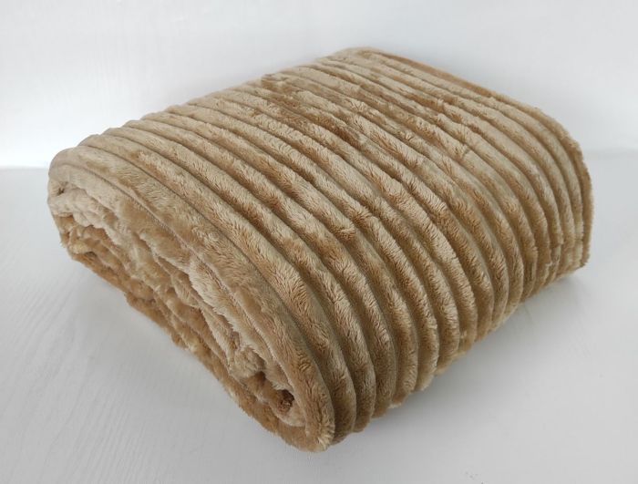 Покривало велюр євро 200х220 Beige (549)