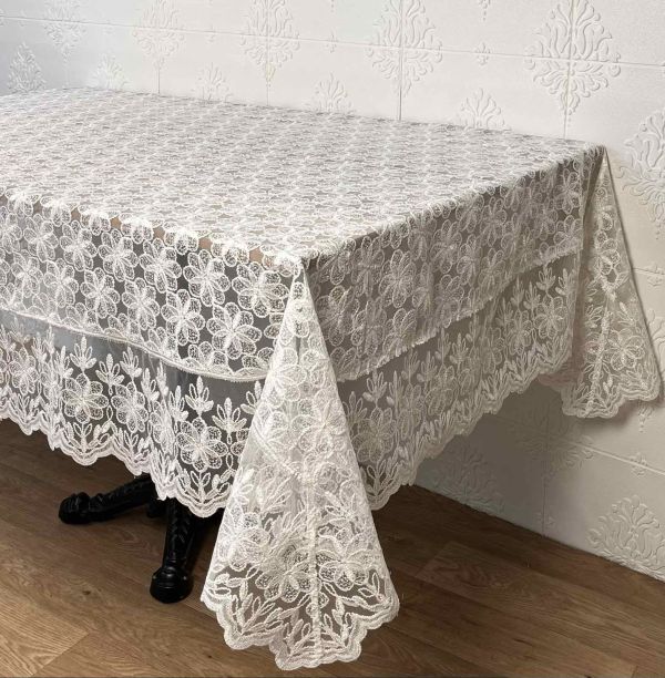 Скатертина Acme Tekstil 160x220 Godiva Krem PVS
