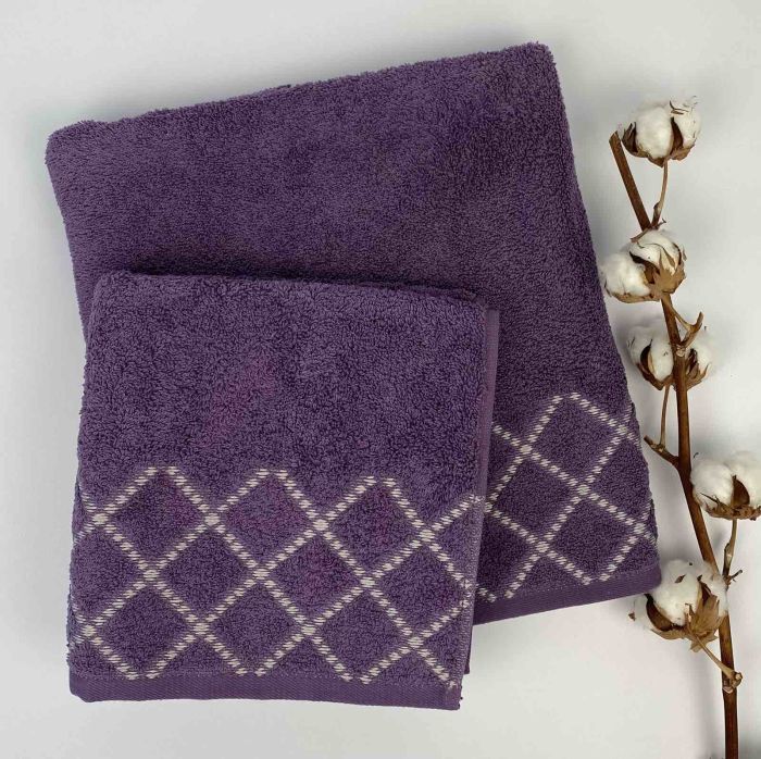 Набір рушників Cottonize 2 шт cod141 Purple