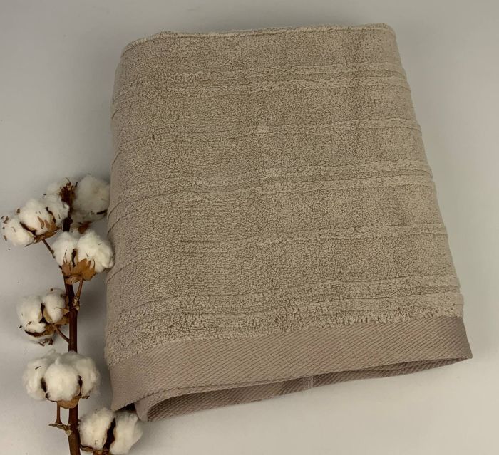 Рушник Pupilla 70х140 Microcotton Cevher Beige
