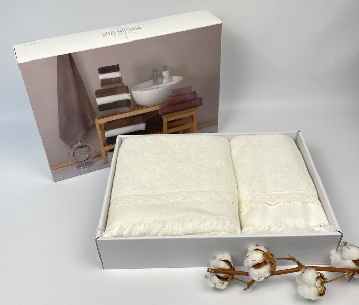 Рушники Maison D'or 2шт Melissa-2 Cream