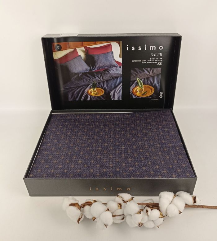 Постільна білизна Issimo Home digital сатин 300TC сімейна RALPH