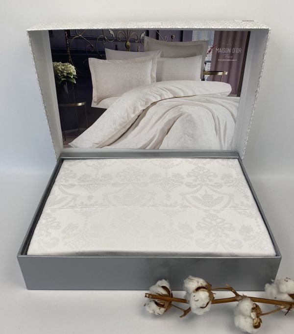 Постільна білизна Maison D'or Alette бамбук 200х220 White