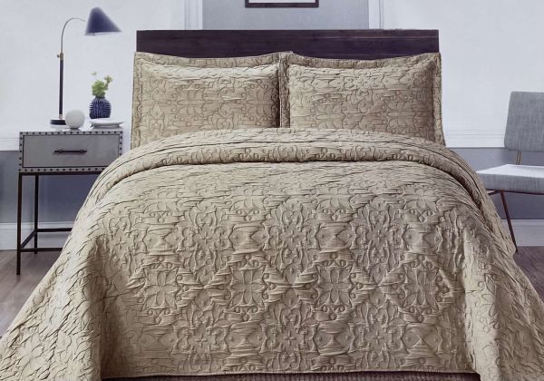 Покривало з наволочками Colorful Home 220х240 Beige