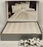 Постільна білизна Maison D'or сатин страйп 200х220 Fous Linens Stone