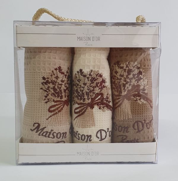 Рушники Maison D'or 6шт Bouquet Natur