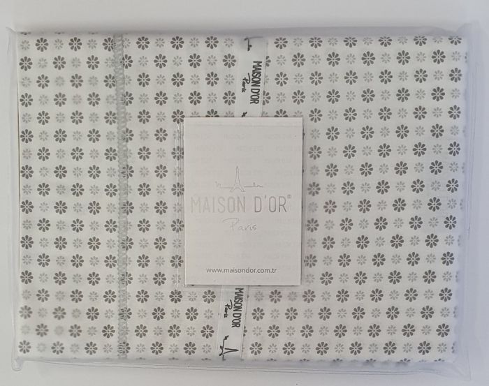 Наволочки 50х70 ранфорс Deluxe Maison D'or Daisi Grey