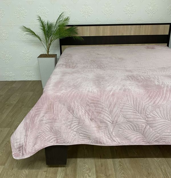 Покривало велюрове Model-16 (1284) 220х240 Pudra