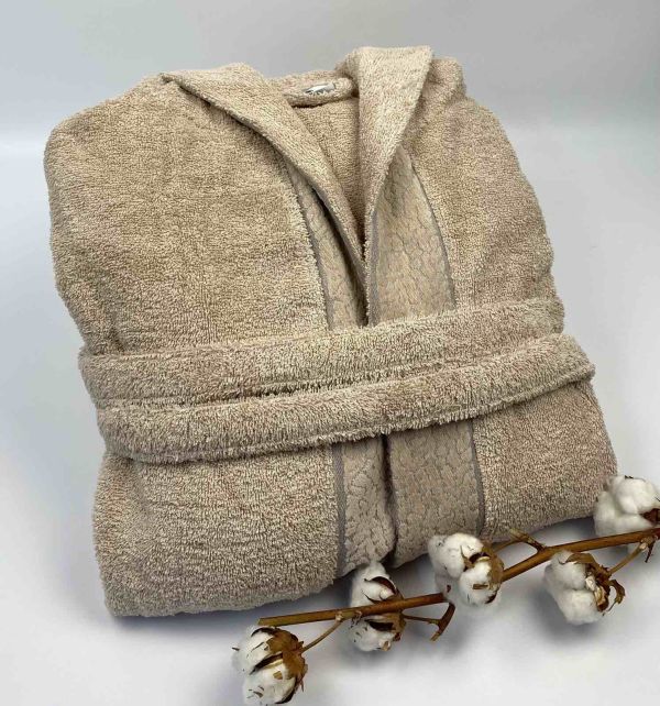 Халат Cottonize cod703 Beige L