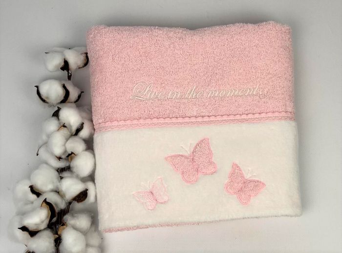 Рушник Maison D'or Monique Butterfly 85x150 Pink