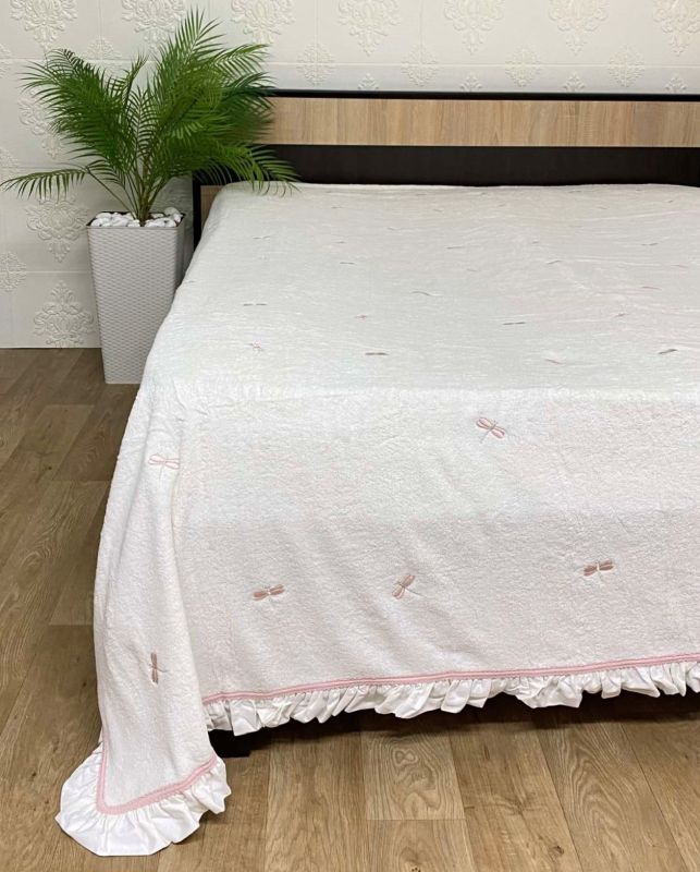 Покривало Maison D'or 220x240 Les Azzures Ecru-Rose