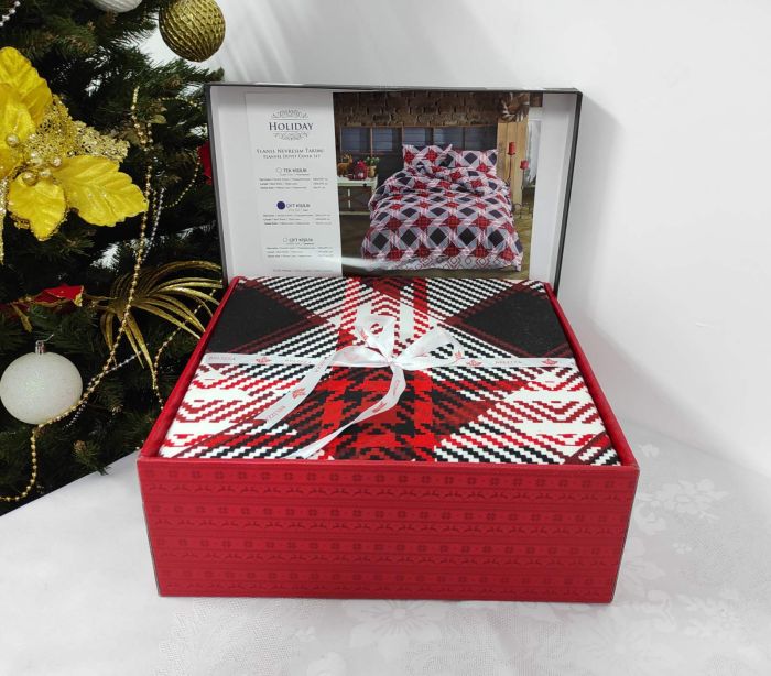 Постільна білизна Belizza фланель 200x220 Holiday