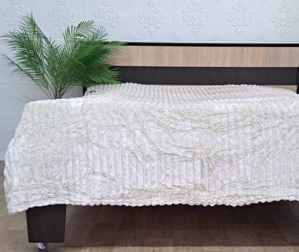 Покривало велюр 210х230  Cream (616)