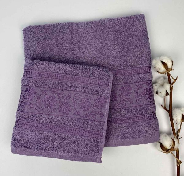 Набір рушників Cottonize 2 шт cod 137 Purple