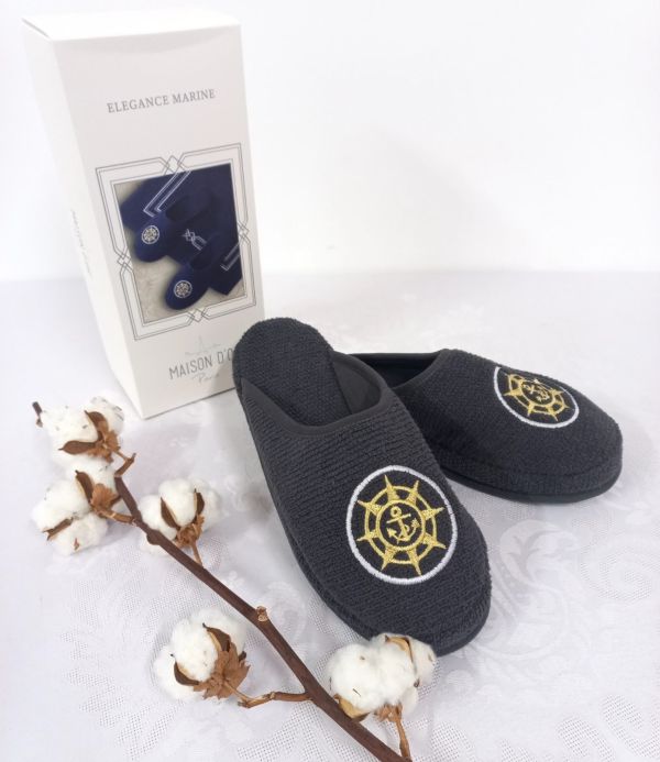 Тапочки Maison D'or Eligance Marin Slipper Anthracite