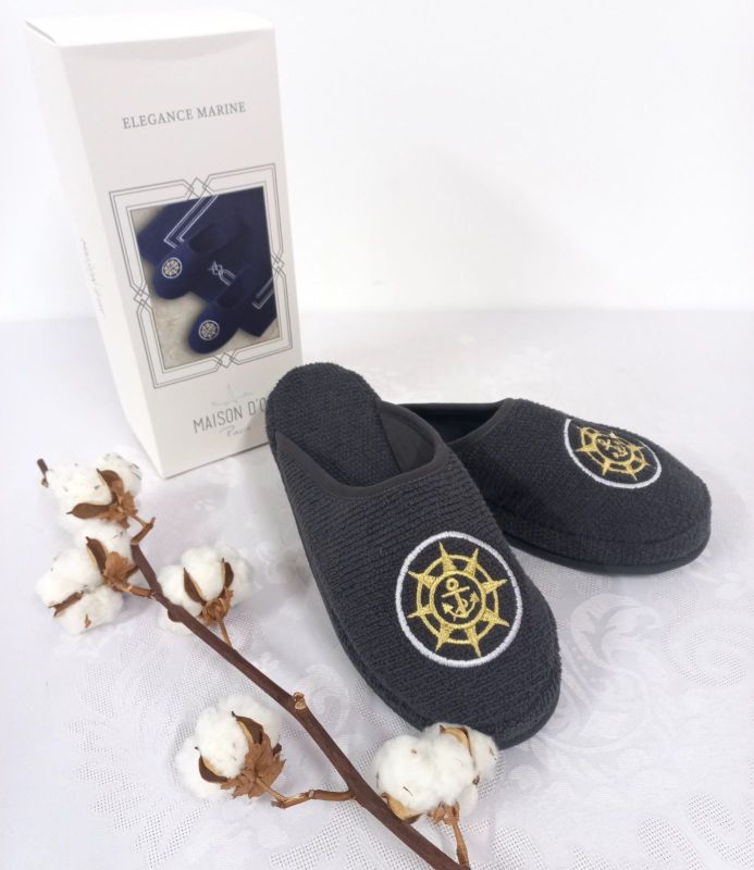 Тапочки Maison D'or Eligance Marin Slipper Anthracite