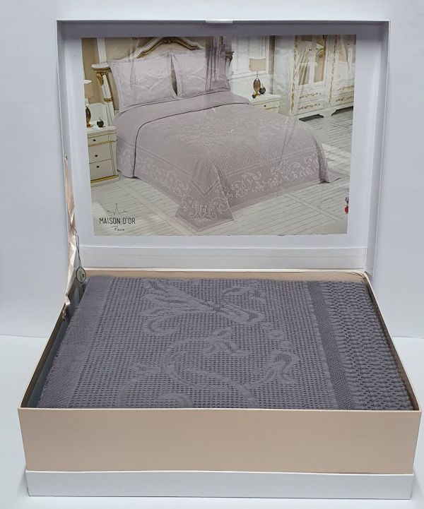 Покривало Пике Maison D'or La Vergne 260x260 Antrasit (Grey)