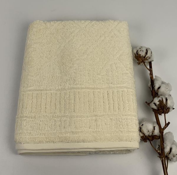 Рушник Philippus Platinum Cotton 70х140 Manila Молочний(E991)