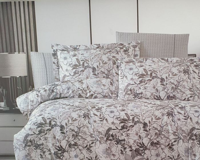 Постільна білизна Maison D'or тенцел 200х220 Deira Grey