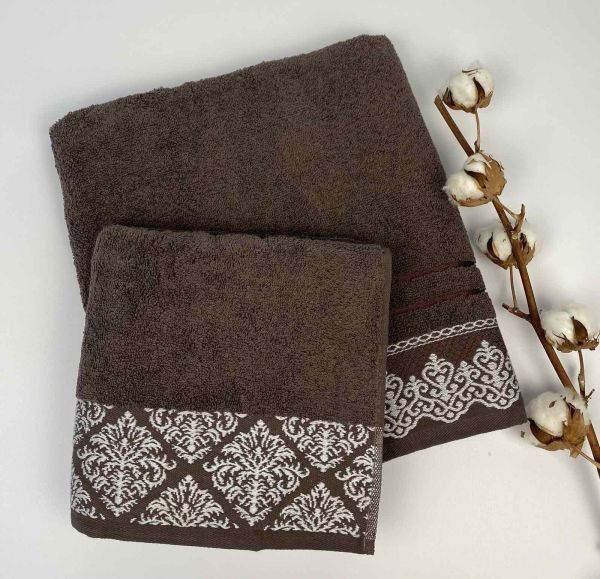 Набір рушників Cottonize 2 шт cod148 Brown