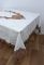 Скатертина Велюр Acme Tekstil 160x220 Payidar Krem-Gold PVS