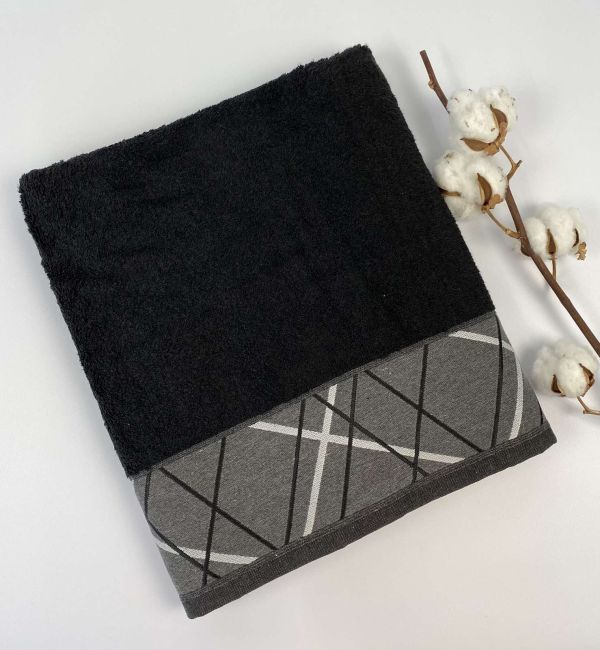 Рушник 70х140 Silan Black